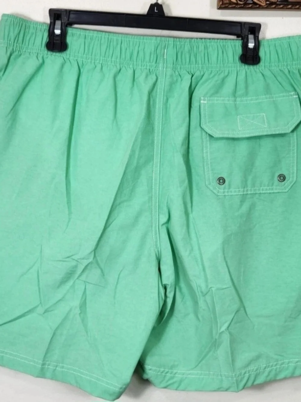 Roundtree & Yorke Mens  Size XL Lime Green  Trunks Lined Swim Shorts NWT 30